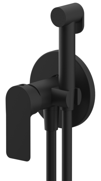 Гигиенический душ со смесителем Remer Infinity I65WNO, черный матовый