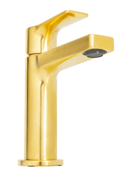 Смеситель для раковины Mariani Kali A22380KL12, золото брашированное