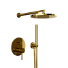 Душевая система Remer X Style X09S02ODO, золото глянцевое