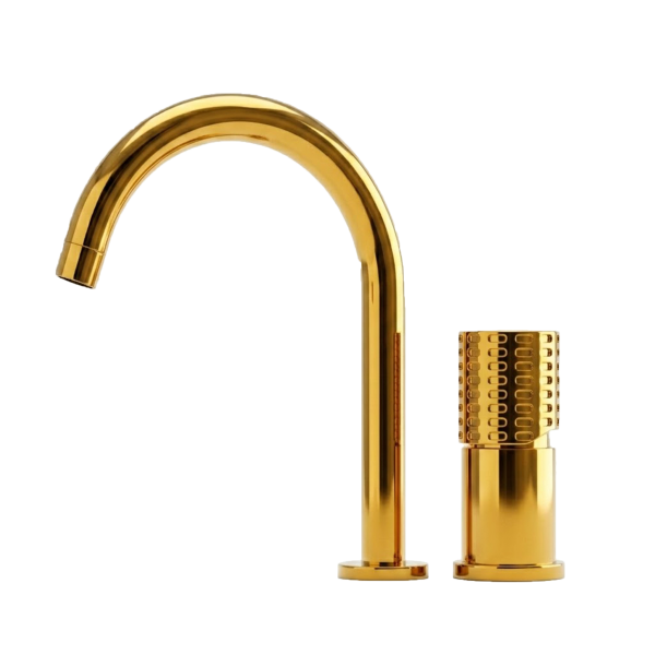 Смеситель для раковины Remer Celebrity CEC57GP, золото глянцевое PVD
