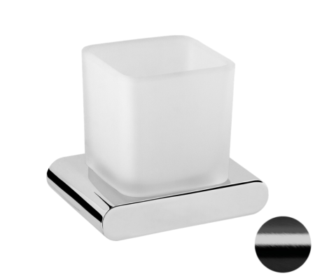 Стакан Remer Lounge LN15CFP, черный брашированный хром