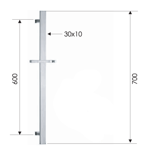Душевая стойка 70 см Remer 317R