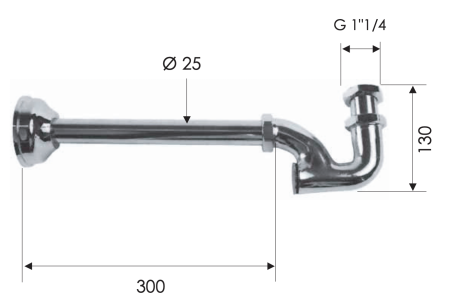 Сифон 1”1/4 Remer 972114