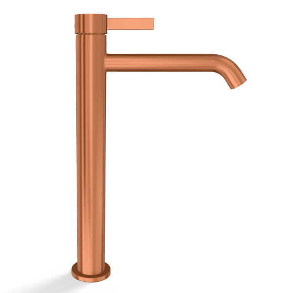 Смеситель для раковины Remer Metrica MC11LXLRP, медь брашированная