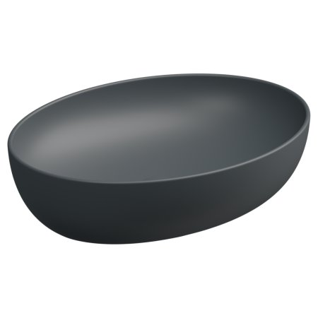 Раковина накладная 55x42 см GSG Ceramic Design Easy EALAVOV55028, Ebano Matt