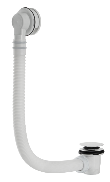 Слив-перелив click-clack для ванны OMP Tea 2868.660.6XD, белый матовый