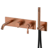 Смеситель для ванны Remer Atelier AL53D2WBRP, медь брашированная