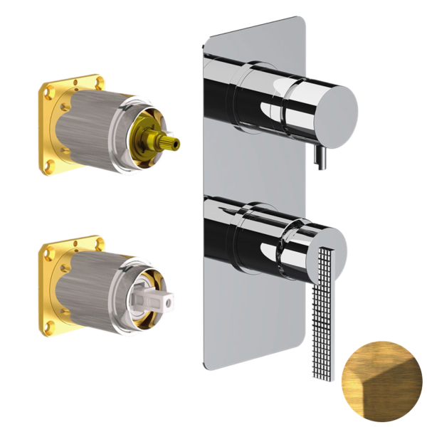 Смеситель для душа Daniel Club ANC612D3KB63, латунь состаренная