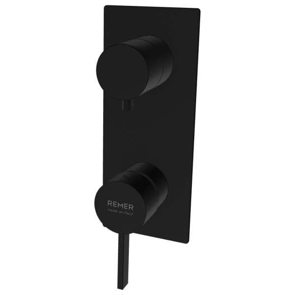 Смеситель для душа Remer Metrica MC92WBNO, черный матовый