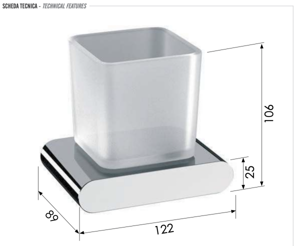 Стакан Remer Lounge LN15RL, медь глянцевая