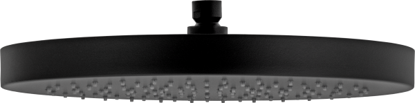 Верхний душ с шарнирным соединением 32 см Daniel A578H3CM3215, черный матовый
