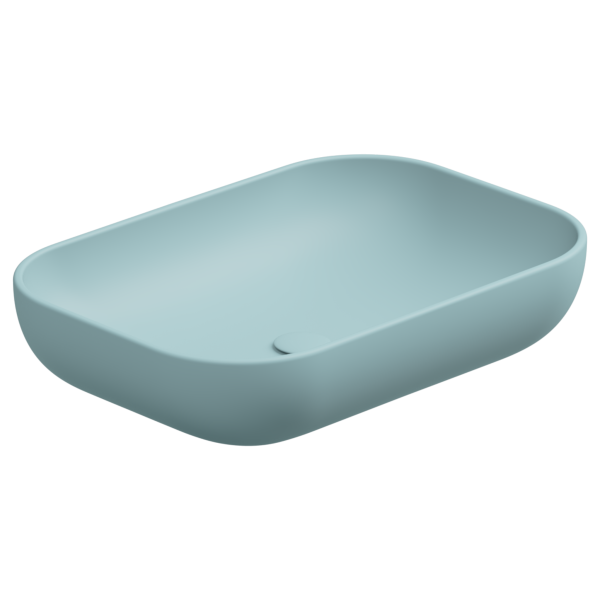 Раковина накладная 60x42 см GSG Ceramic Design Easy EALAVRE60037, Ice Matt