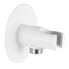 Держатель ручного душа с подключением шланга Remer 337XBO, белый матовый