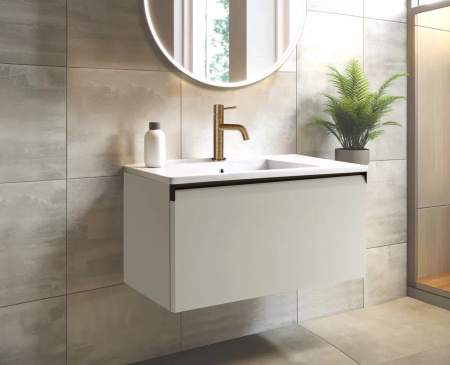 Тумба для раковины с 1 ящиком 80 см Onsen Fusion 78-BP-080-K1-Z01, золото