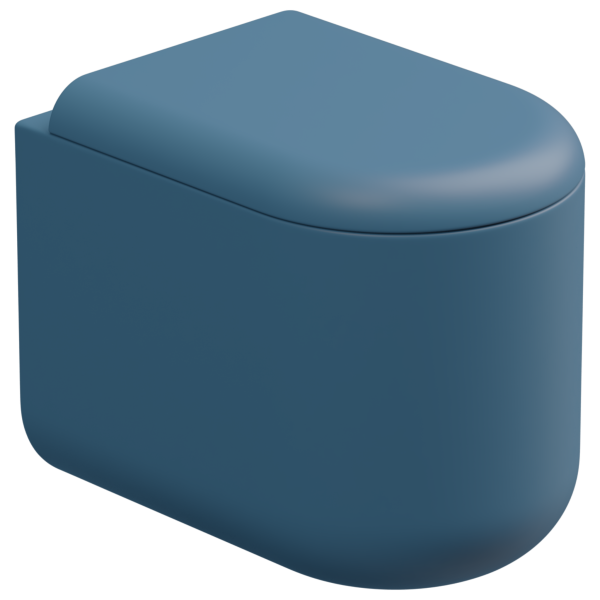 Чаша приставного унитаза Eco Clean (торнадо) GSG Ceramic Design PEWC01EC027, Denim Matt