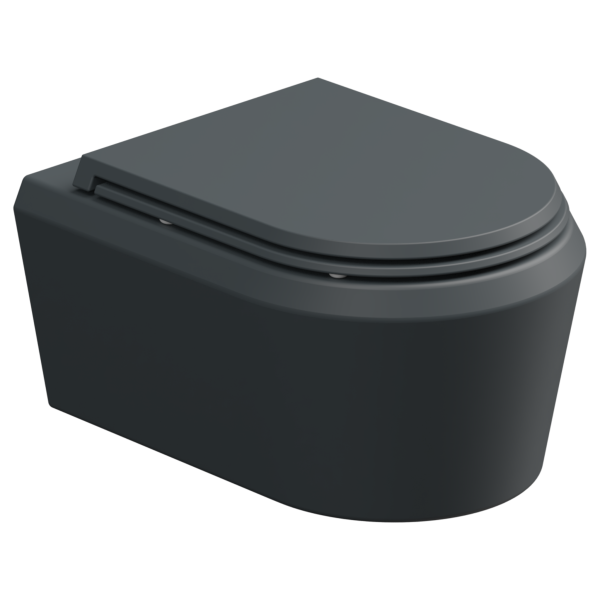 Чаша подвесного унитаза GSG Ceramic Design Cruise CRWCSO028, Ebano Matt