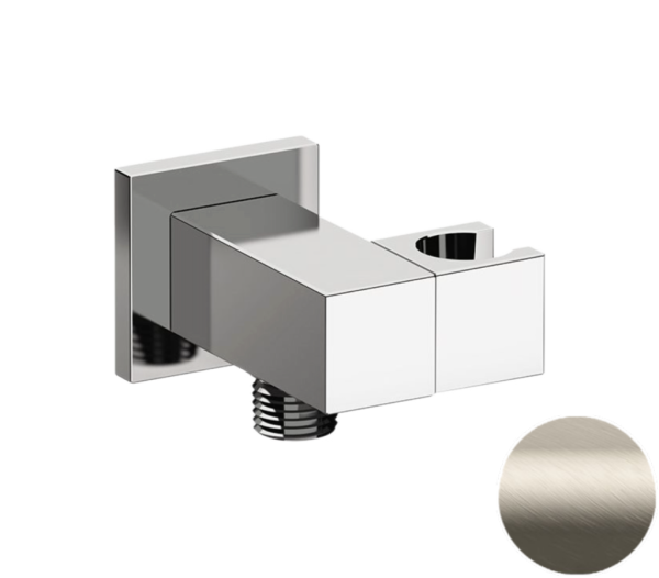 Держатель ручного душа с подключением шланга Remer 337SXV, сталь