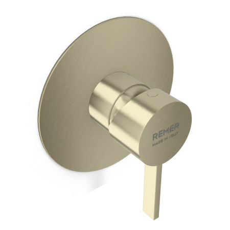 Смеситель для душа Remer Metrica MC30LNZ, никель брашированный PVD